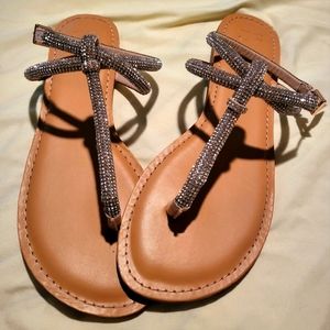 Sparkly sandals